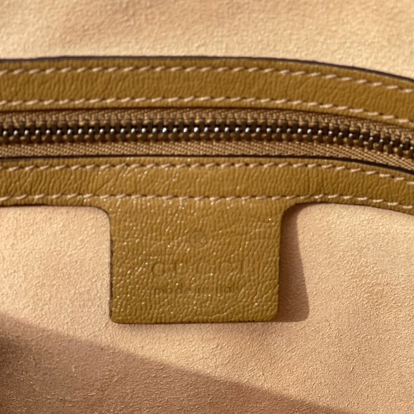 SOLD Gucci Small Tote Bag with Double G and Web - Picture 5 of 6